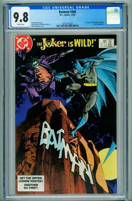 Buy BATMAN #366 CGC 9.8 Joker Cover-1983-comic Book 4253372020 • 297.18£