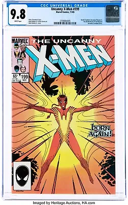 Buy The Uncanny X-MEN #199 CGC 9.8 WHITE Pages 1985 Marvel Comics 1st Phoenix II • 119.92£