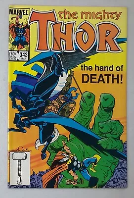 Buy Thor #343 Marvel Comics Bronze Age WALT SIMONSON Art  Vfnm • 3.95£