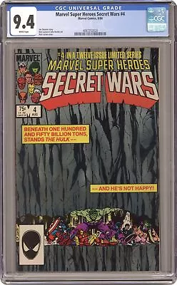 Buy Marvel Super Heroes Secret Wars #4D CGC 9.4 1984 4087252020 • 78.87£