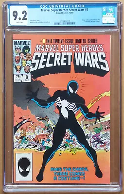 Buy MARVEL SUPER-HEROES SECRET WARS #8 (1984 Series) - Origin Of Venom - CGC 9.2 WP • 300£