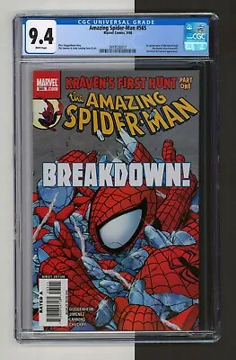 Buy Amazing Spider-Man #565, CGC 9.4, 2008 1st Appearance New Kraven Ana Kravinoff • 76.28£
