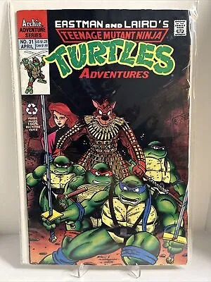 Buy Teenage Mutant Ninja Turtles Adventures #31 VF Archie 1992 • 8£