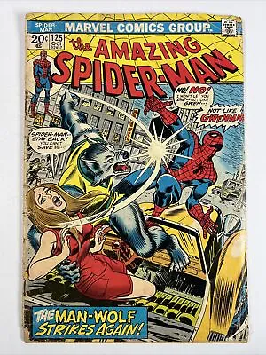 Buy Amazing Spider-Man #125 (1973) Origin & 2nd Man Wolf | Marvel Comics • 8.36£