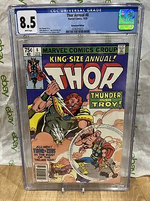 Buy Thor Annual #8 - CGC 8.5 White Pages (Marvel, 1979) 1st Athena Comic New Slab • 60.16£