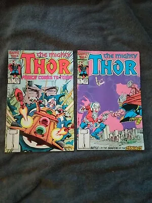 Buy Thor Marvel Comics 371, 372 • 52.99£