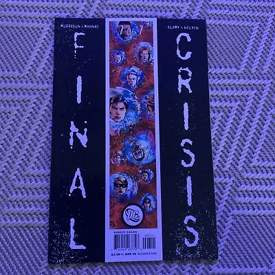 Buy Final Crisis 7 Newsstand Rare Htf 1st Appearance Calvin Ellis (2009, Dc Comics) • 19.99£