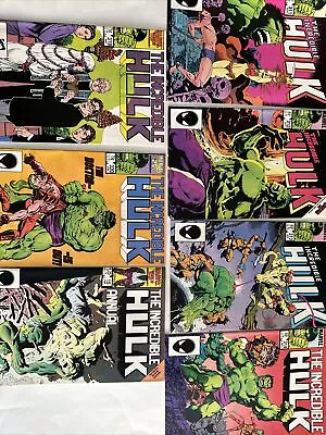 Buy Incredible Hulk #311-314 319 320 & Annual 15 (Marvel) Milgrom McFarlane Lot 7 • 13.39£