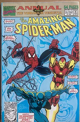 Buy The Amazing SPIDER-MAN Annual #25  1991 Iron Man Black Panther Venom Apps • 9.99£