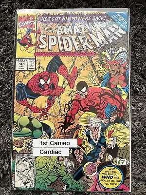 Buy Amazing Spider-Man #343 (01/1991) - 1st Cameo Appearance Of Cardiac NM - Marvel • 5£