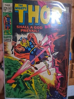 Buy The Mighty THOR 161  Vg+/Fn 4.5  Thor Vs Galactus Vs Ego  (1969)  Stan Lee/Kirby • 43.69£