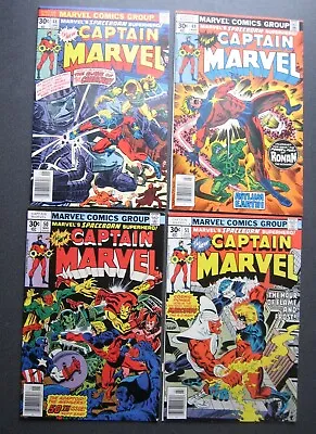 Buy CAPTAIN MARVEL Lot Of 4 Marvel Comics 48 49 50 51  Very Nice High Grade 1977 • 24.13£