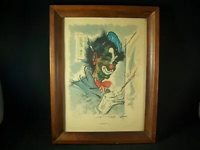 Buy 1 Vintage William Pender Shumaker (PEP COMICS) Art Clown Print Arty  • 13.34£