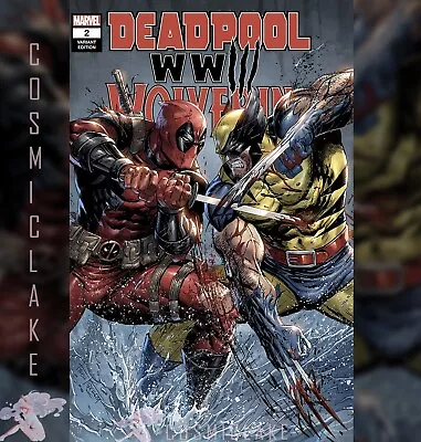 Buy Deadpool Wolverine Wwiii #2 Tyler Kirkham Variant Ltd Preorder 6/1 ☪ • 39.49£