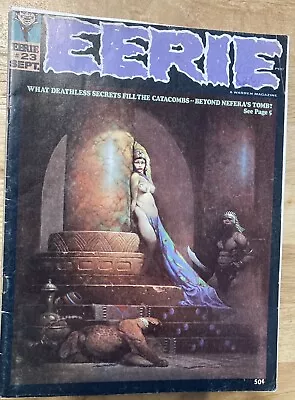 Buy Eerie  #23 Magazine Frank Fazetta Issue • 100£