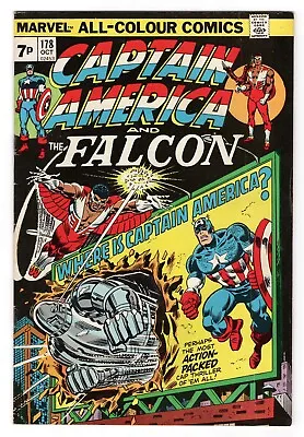 Buy Captain America Vol 1 No 178 Oct 1974 (VFN) (8.0) Marvel, Bronze Age • 9.99£