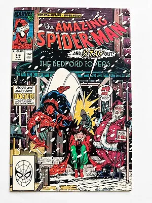Buy Amazing Spider-Man # 314 - Classic X-Mas Cover, Todd McFarlane • 15.82£