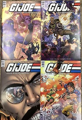 Buy G.I. Joe 240, 241 Sub CVR, 242A, 243B IDW 2017 1st Comics • 53.75£