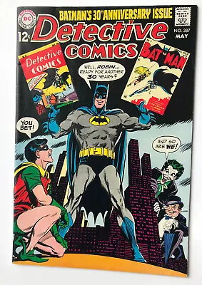 Buy Batman DETECTIVE COMICS 387 30th Anniversary SILVER AGE Robin JOKER Penguin VF+ • 79.62£