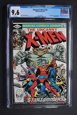 Buy Uncanny X-Men 156 ORIGIN Of CORSAIR & CYCLOPS 1982 2nd BROOD NEWSSTAND CGC 9.6 • 51.24£