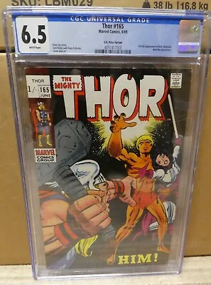 Buy Marvel Comics Thor 165 1st Appearance Of HIM Warlock CGC 6.5 No Newtons Rings • 589.99£