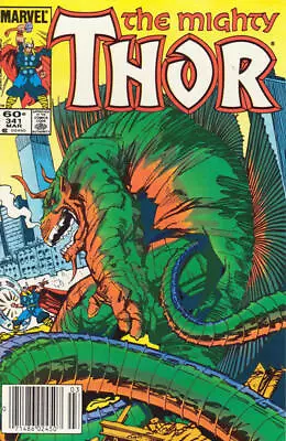 Buy Thor #341 (Newsstand) VF; Marvel | 1st Appearance Sigurd Jarlson - We Combine Sh • 4.73£