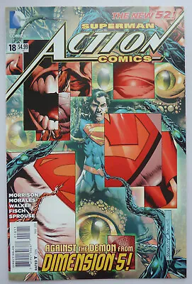 Buy Action Comics #18 - New 52 Superman 1st Printing - DC Comics - May 2013 F/VF 7.0 • 4.45£