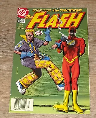Buy The FLASH # 183 DC COMICS April 2002 NEWSSTAND VARIANT NEW TRICKSTER 1st APPEAR • 7.92£