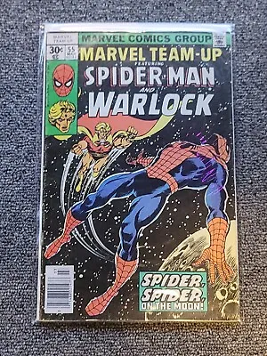 Buy 1976 Marvel Team-Up #55 Spider-Man And Warlock Marvel 1st Appearance Gardener • 7.88£