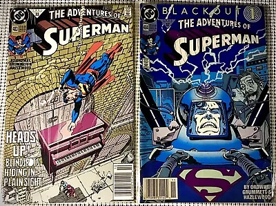 Buy {Retro 90’s DC Comic Book}-{Superman}-{2 Comic Lot}-Authentication Quality! • 22.19£
