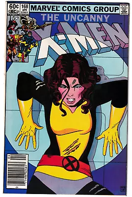 Buy Uncanny X-men #168 Newsstand VF/NM 1983 Madeline Pryor 1st Appearance • 16.08£