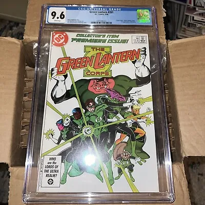 Buy Green Lantern #201 ❄️ CGC 9.6 WHITE PGs ❄️ 1st Appearance KILOWOG! DC Comic 1986 • 87.91£