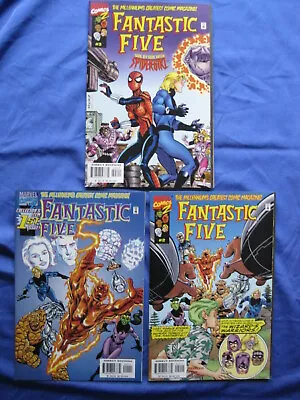 Buy FANTASTIC FIVE, COMPLETE 3 ISSUE Marvel 1999 FANTASTIC FOUR SERIES. DeFalco,Ryan • 8.99£