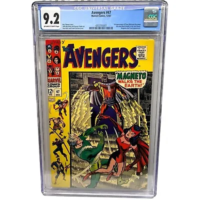 Buy Avengers #47 CGC 9.2 1st Dane Whitman Black Knight Marvel MCU Key Issue 1967 • 357.45£