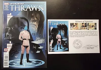 Buy Star Wars: Thrawn (2018) #6 SIGNED Timothy Zahn Notarized Witness Of Signature • 76.23£