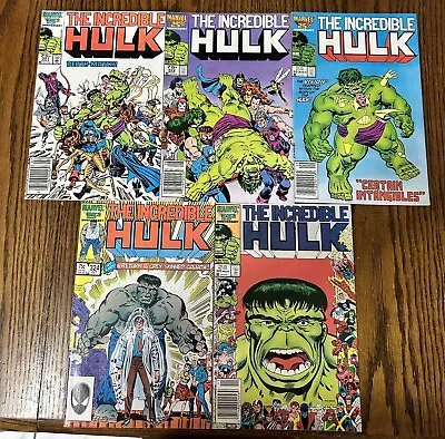 Buy Incredible Hulk Lot #321-325 Grey Hulk, Hulk Vs Avengers • 23.99£