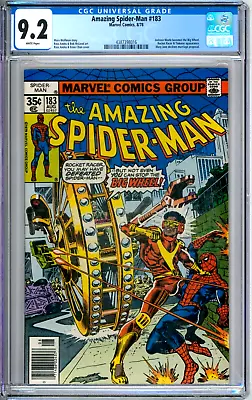 Buy Amazing Spider-Man 183 CGC Graded 9.2 NM- Marvel Comics 1978 • 59.92£