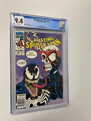 Buy Amazing Spider-man #347 Cgc Graded 9.4 Venom App Larsen 1991 Marvel Comic Mj • 119.14£