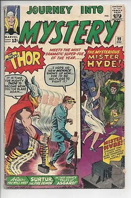 Buy Journey Into Mystery #99 Poor (1.5)1963 - Kirby -1st Appearance Of Mr Hyde • 72.39£