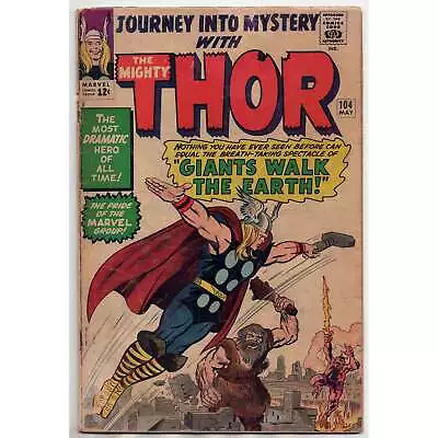 Buy Journey Into Mystery #104 Marvel Comics Silver Age Thor G/VG 3.0 • 44.33£