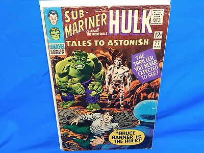 Buy Marvel Comics Tales To Astonish #77 1966 Incredible Hulk 1st Imperious Rex Usage • 18.13£