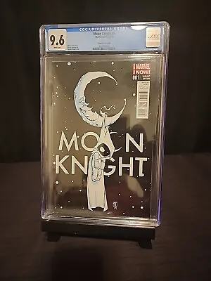 Buy MOON KNIGHT #1 CGC 9.6 Skottie Young Variant 2014 Impossible Black Cover! • 159.90£