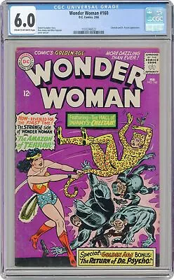Buy Wonder Woman #160 CGC 6.0 1966 1555246022 1st SA App. Cheetah • 265.04£