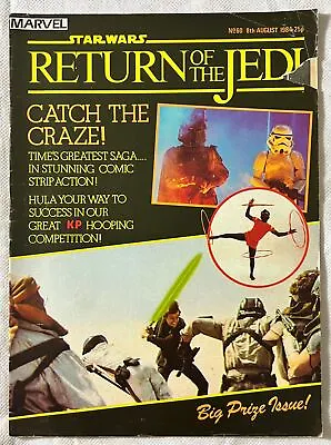 Buy Star Wars Return Of The Jedi Issue #60 Marvel Movie Magazine Aug 1984 Hoola Hoop • 3.99£