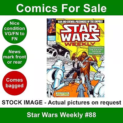 Buy Star Wars Weekly #88 Comic VG/FN 31 October 1979 Marvel UK • 3.99£