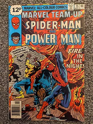 Buy Marvel Team Up 75. 1978. Spider-Man & Luke Cage. 1st Rat Pack. Combined Postage • 2.49£