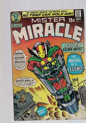 Buy Dc Comics Mister Miracle No. 1 April 1971 15c USA • 149.99£