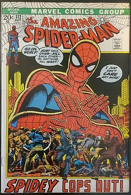 Buy Amazing Spider-man #112 NM- BRONZE AGE Marvel SEPT 1972 • 197.48£