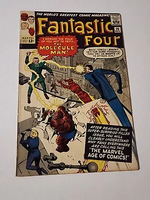 Buy Fantastic Four #20 1963 1st App. Molecule Man Marvel Comics  • 240.73£