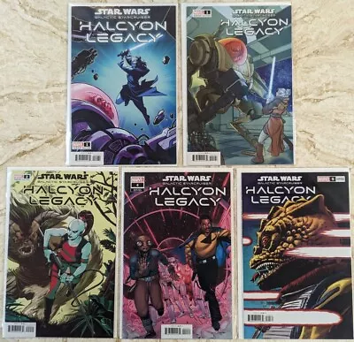 Buy Lot Of 5 Comic Books - Star Wars Galactic Starcruiser Halcyon Legacy Variant Lot • 14.30£